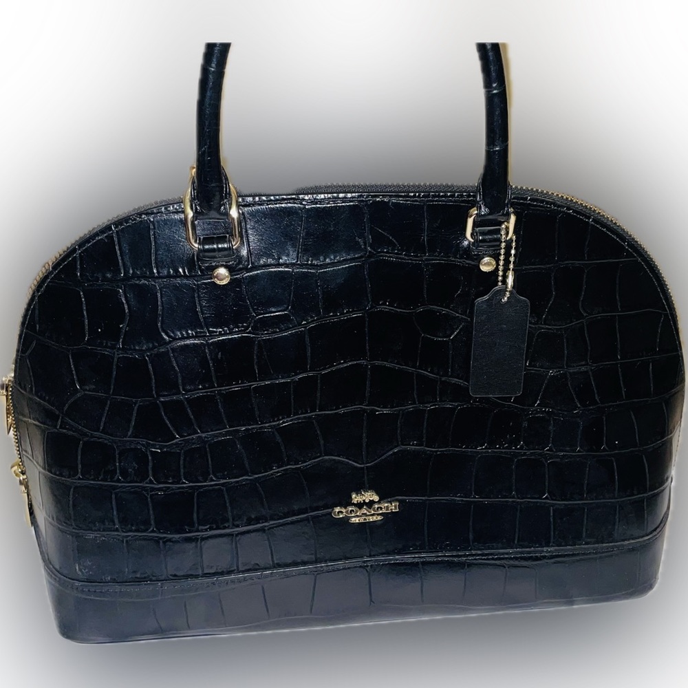 Black Coach leather satchel bag and wallet - Picture 3 of 3